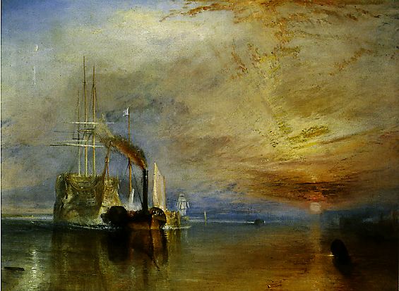 The Fighting Temeraire by
                                  J.M.W.Turner